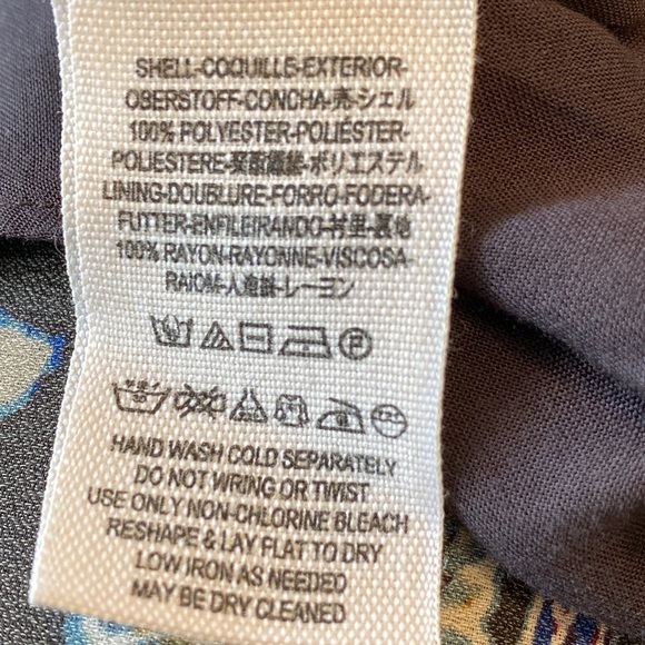 Free People Rain Or Shine Lace-Up Gray Paisley Floral Mini Dress Size Small - Picture 11 of 14